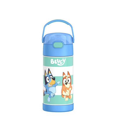 12 ounce Funtainer water bottle, Bluey.