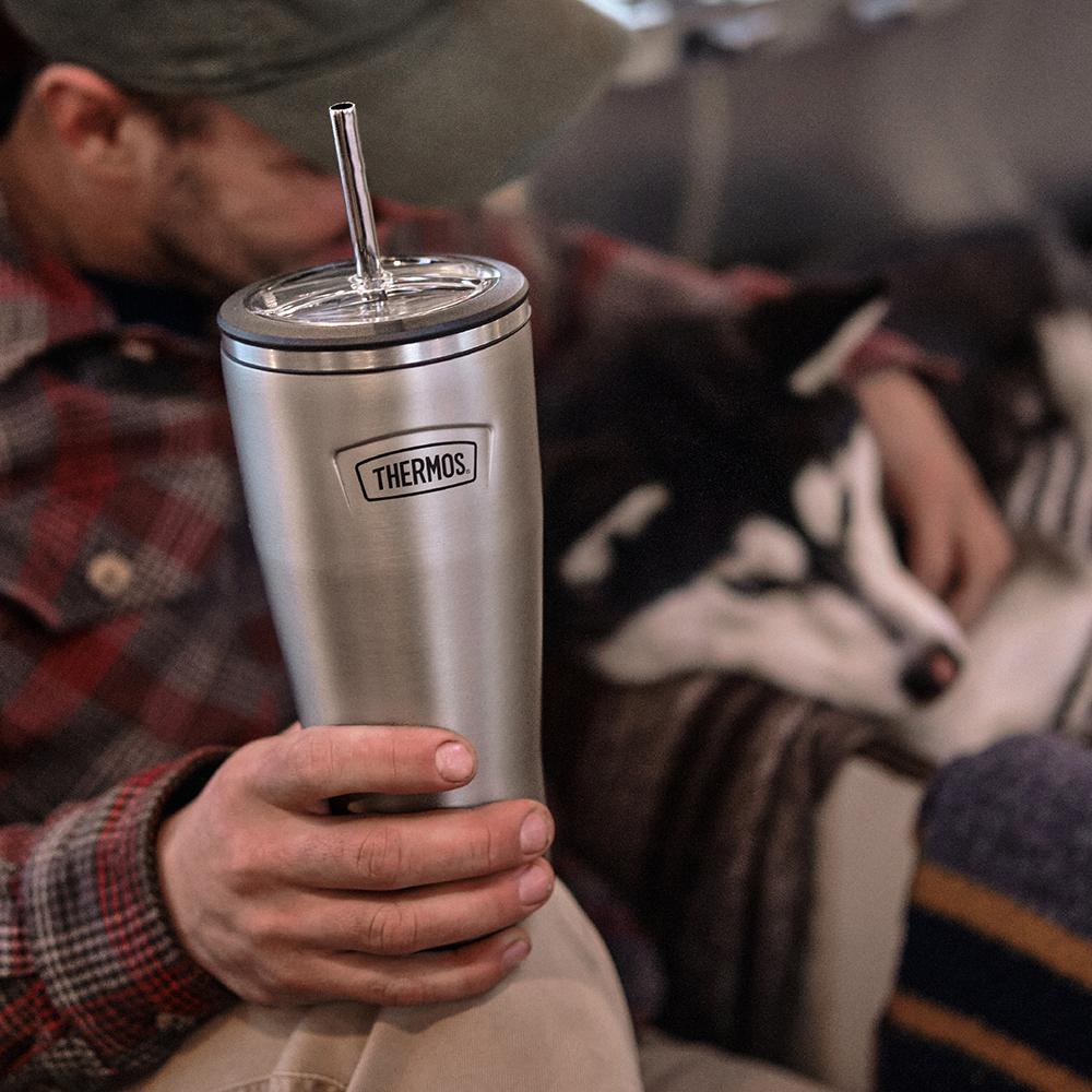 24oz ICON™ COLD TUMBLER WITH STRAW