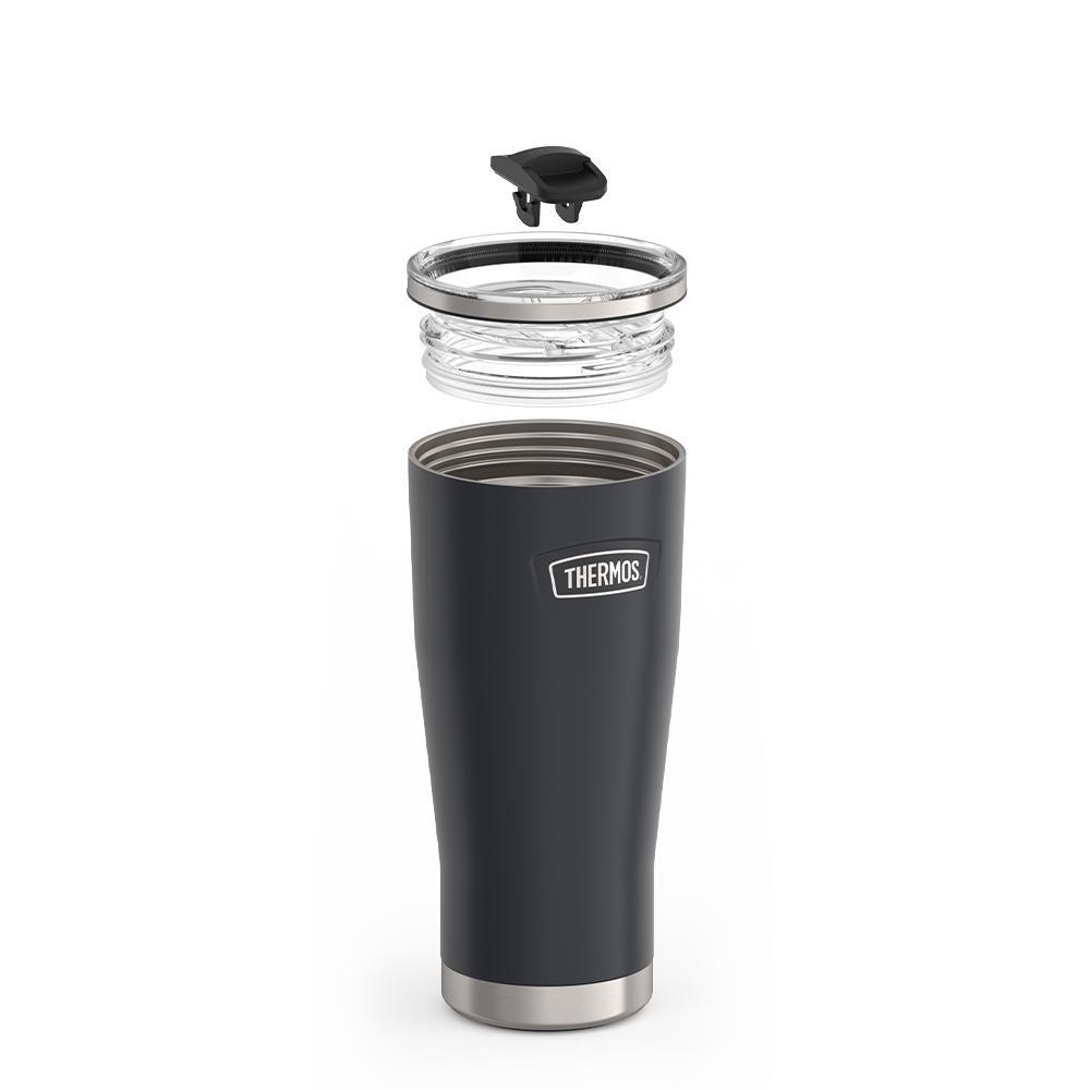 24 ounce tumbler with slide lock lid in granite color.