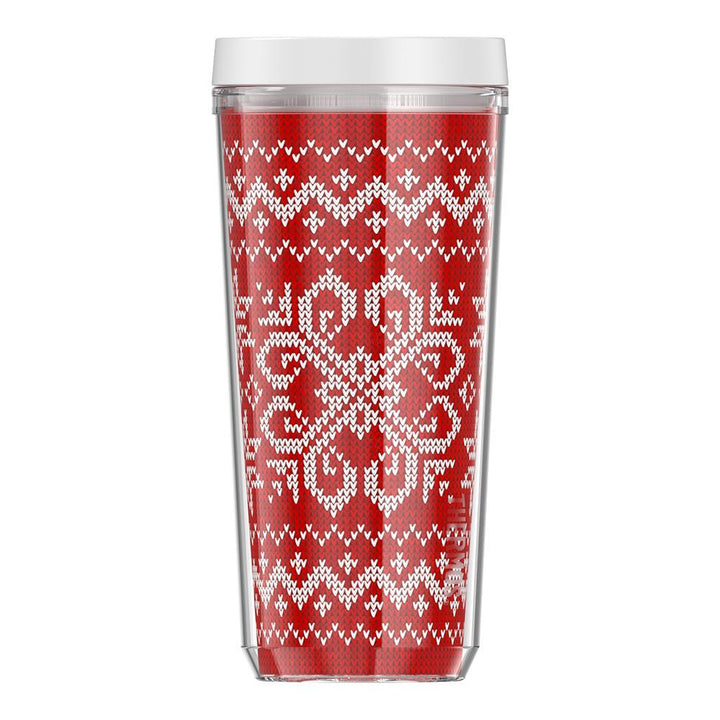 16oz DOUBLE WALL TUMBLER HOLIDAY SWEATER