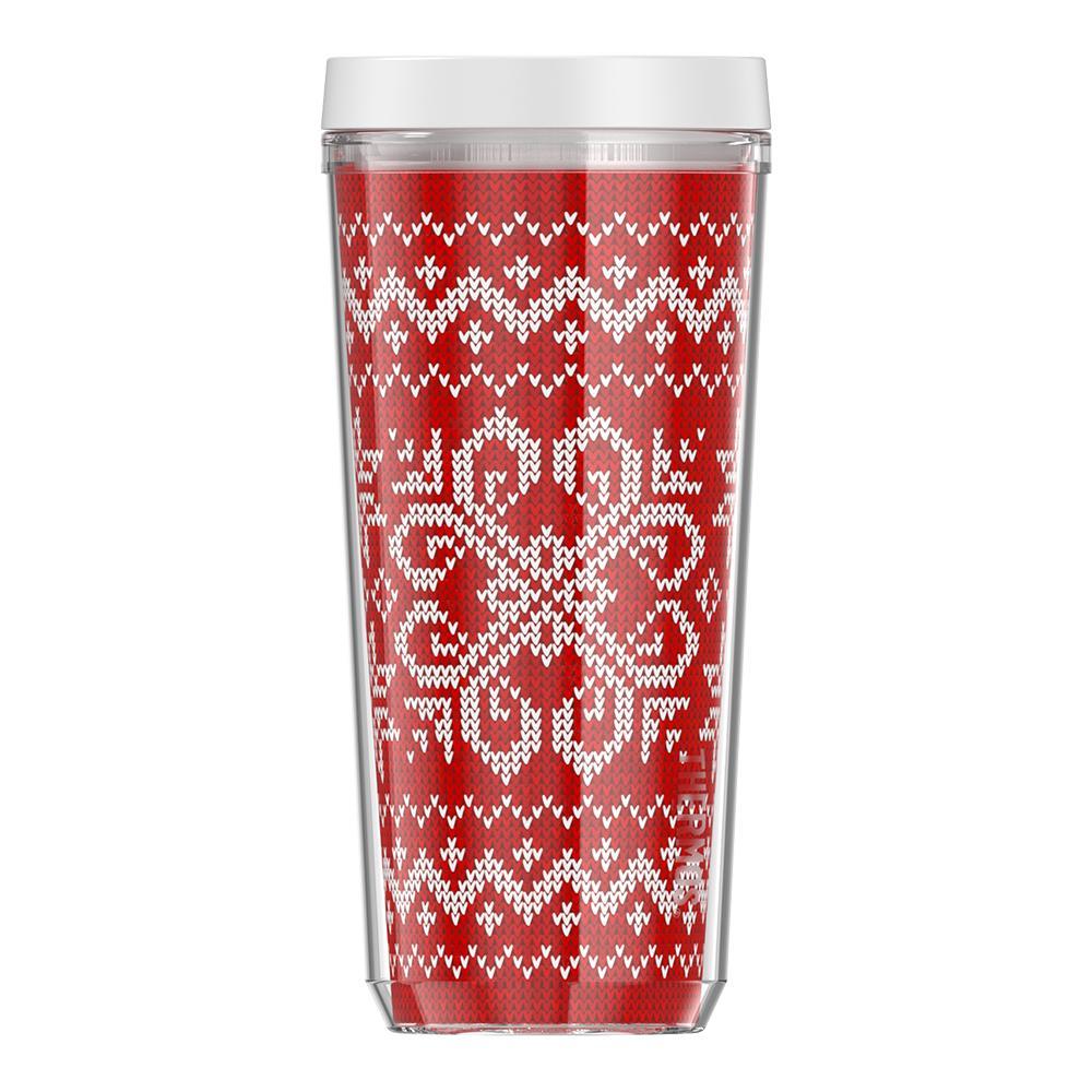 16oz DOUBLE WALL TUMBLER HOLIDAY SWEATER