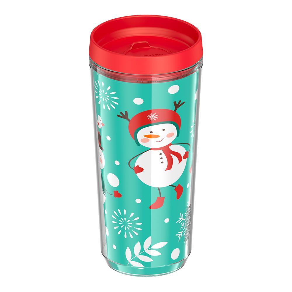 16oz DOUBLE WALL TUMBLER SNOWMAN