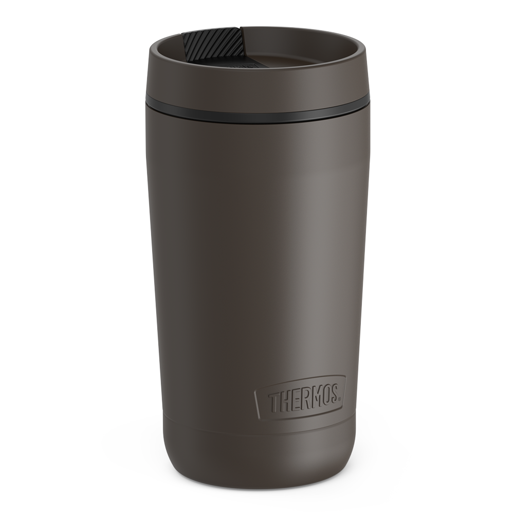 12 ounce alta tumbler, espresso black, side view