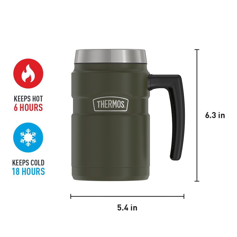 16oz STAINLESS KING™ COFFEE MUG