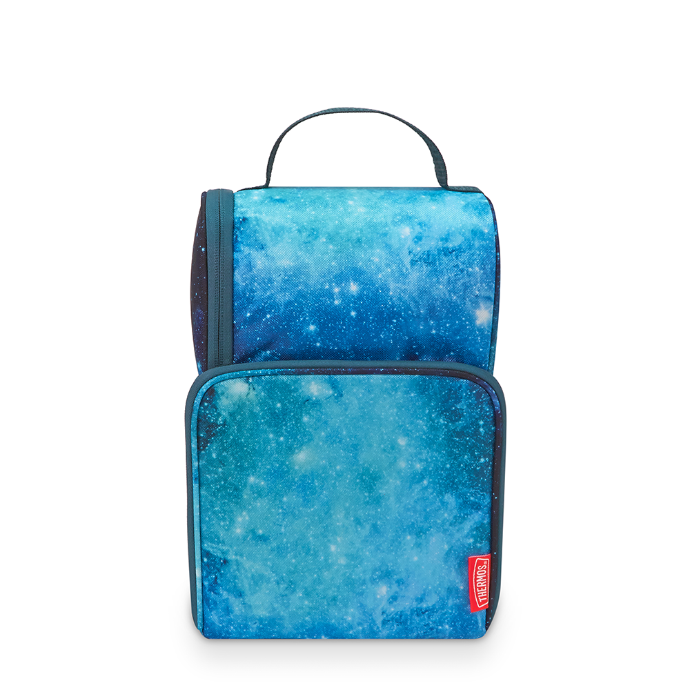 DUAL COMPARTMENT LUNCH BOX GALAXY TEAL