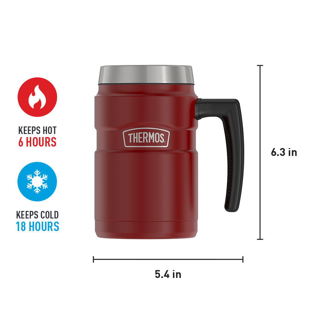 16oz STAINLESS KING™ COFFEE MUG